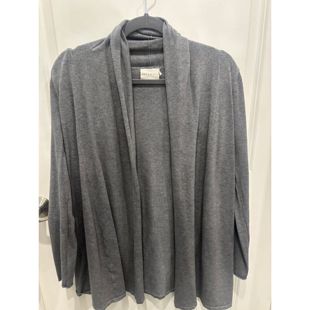 Gray Drape Cardigan